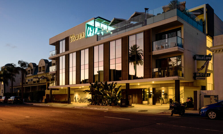 The Bower Coronado Exterior Evening