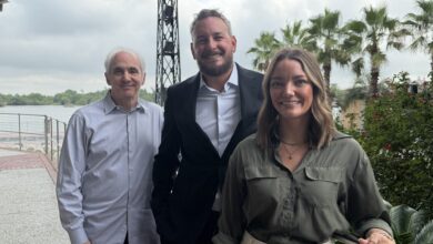 From left, Robert Laschever, Cody Adent and Jennifer Smith.
